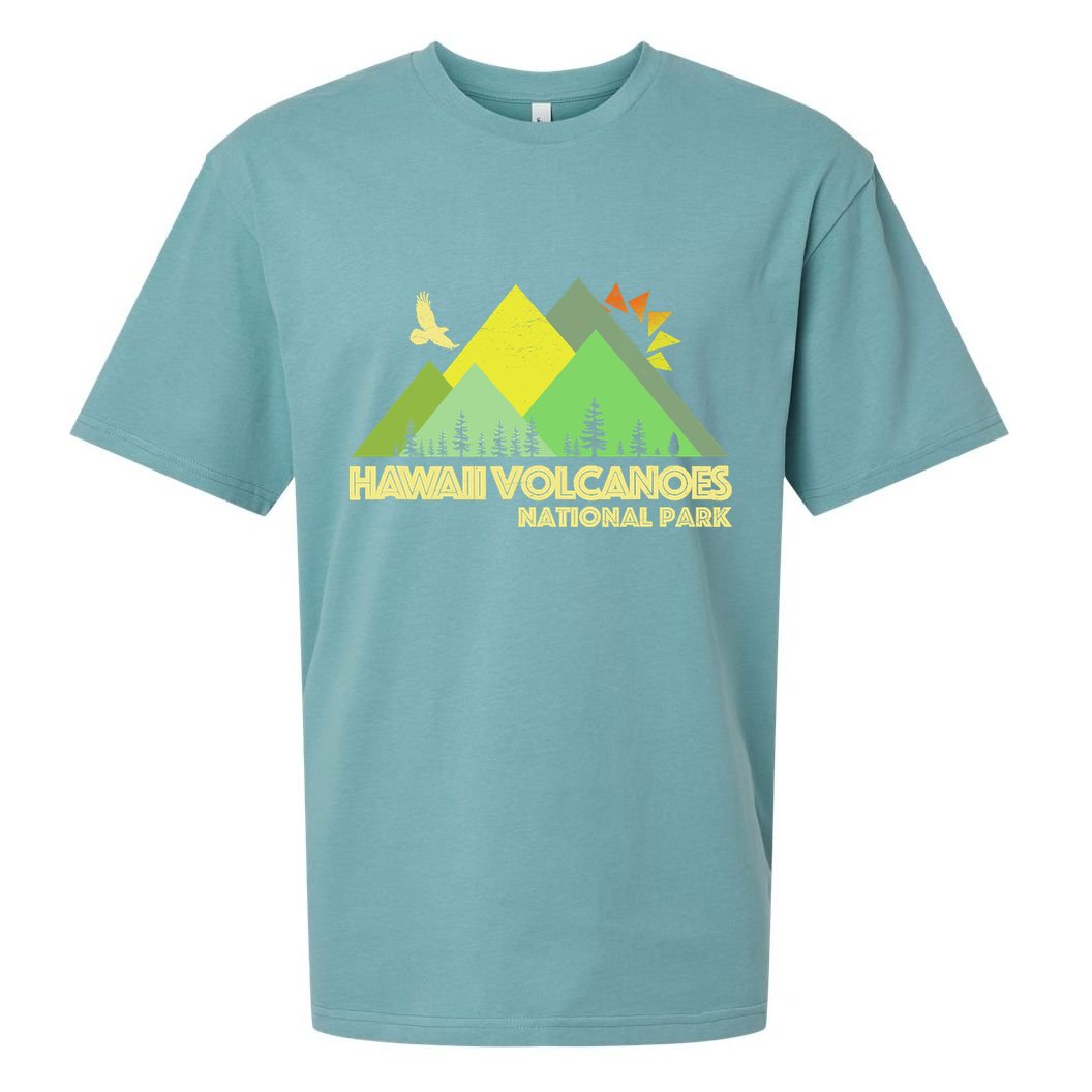 Vintage Hawaii Volcanoes National Park Sueded Cloud Jersey T-Shirt