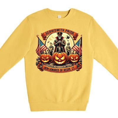 Veterans Halloween Premium Crewneck Sweatshirt