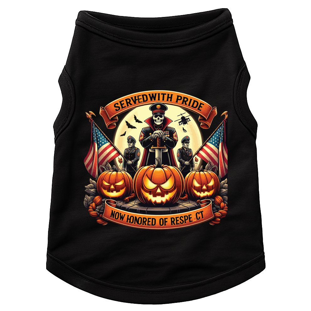 Veterans Halloween Doggie Tank