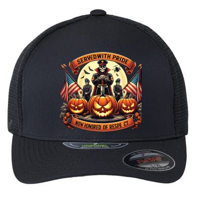 Veterans Halloween Flexfit Unipanel Trucker Cap