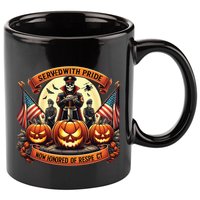 Veterans Halloween 11oz C Handle Ceramic Mug