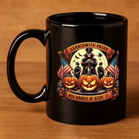 Veterans Halloween 11oz C Handle Ceramic Mug