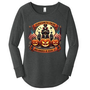 Veterans Halloween Women's Perfect Tri Tunic Long Sleeve Shirt