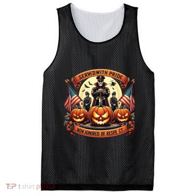 Veterans Halloween Mesh Reversible Basketball Jersey Tank