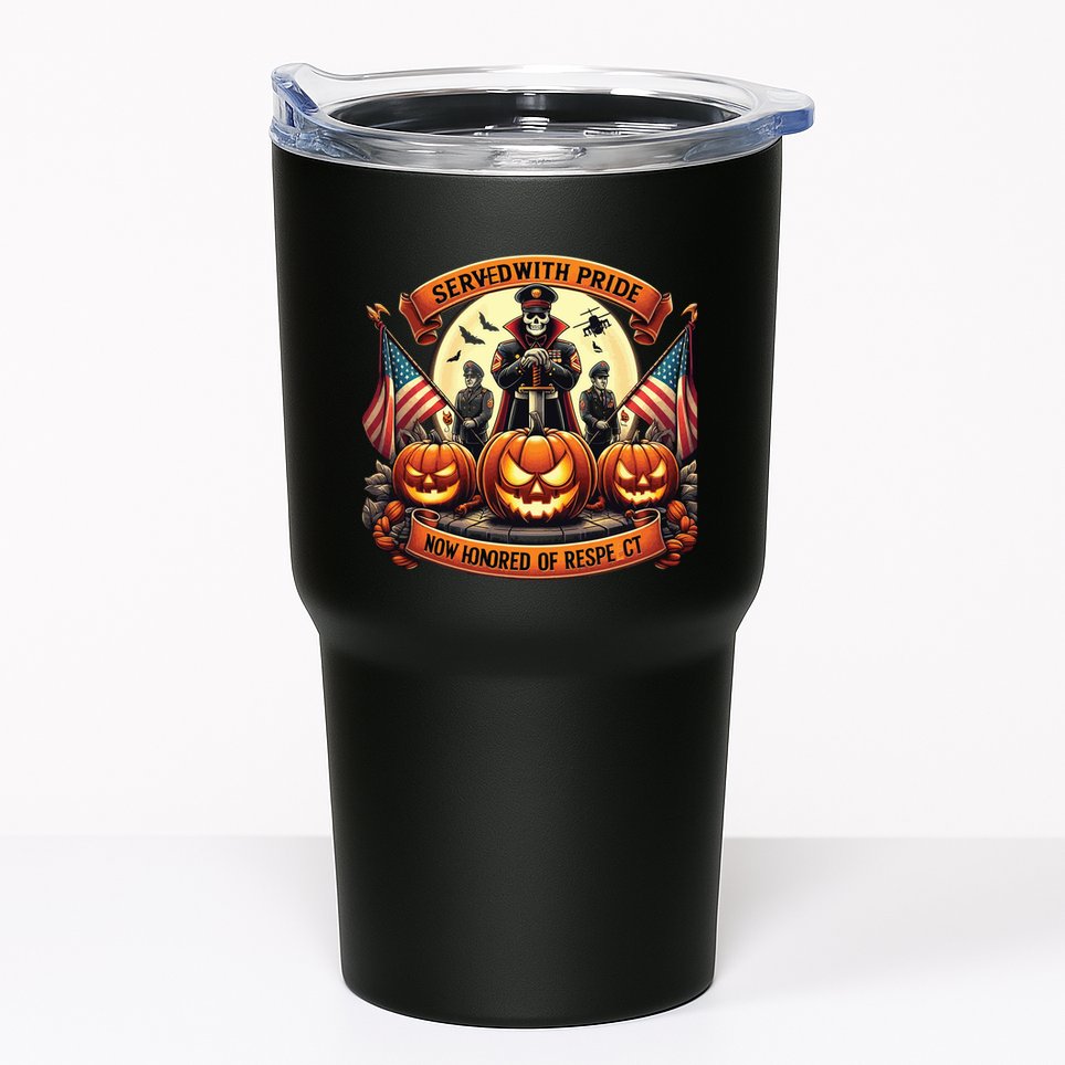 Veterans Halloween Tumbler