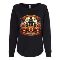 Veterans Halloween Womens California Wash Sweatshirt