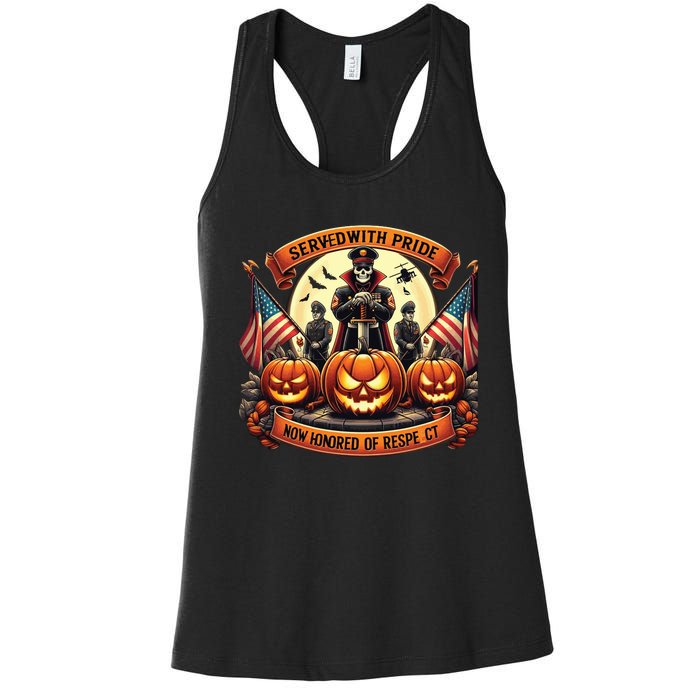 Veterans Halloween Women's Racerback Tank