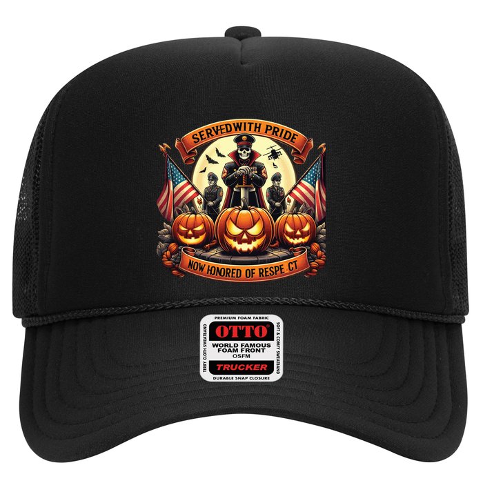 Veterans Halloween Trucker Hat