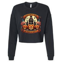 Veterans Halloween Cropped Pullover Crew