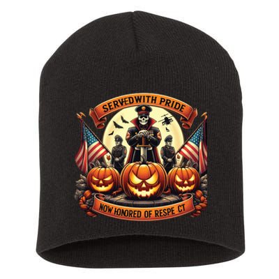 Veterans Halloween Short Acrylic Beanie