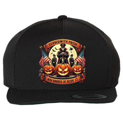 Veterans Halloween Wool Snapback Cap