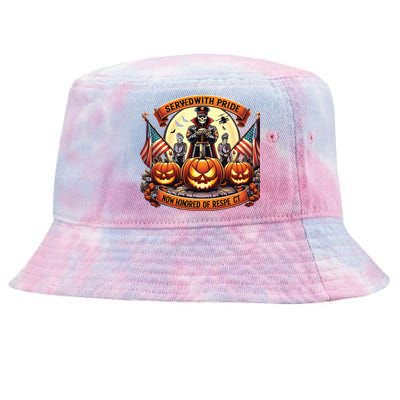 Veterans Halloween Tie-Dyed Bucket Hat