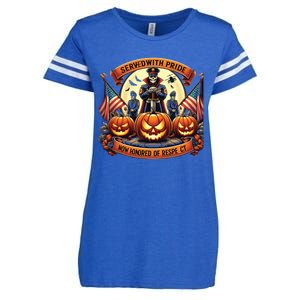 Veterans Halloween Enza Ladies Jersey Football T-Shirt