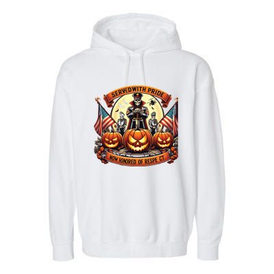 Veterans Halloween Garment-Dyed Fleece Hoodie