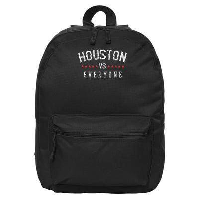 Vintage Houston Vs Everyone All Sport Best Houston 16 in Basic Backpack