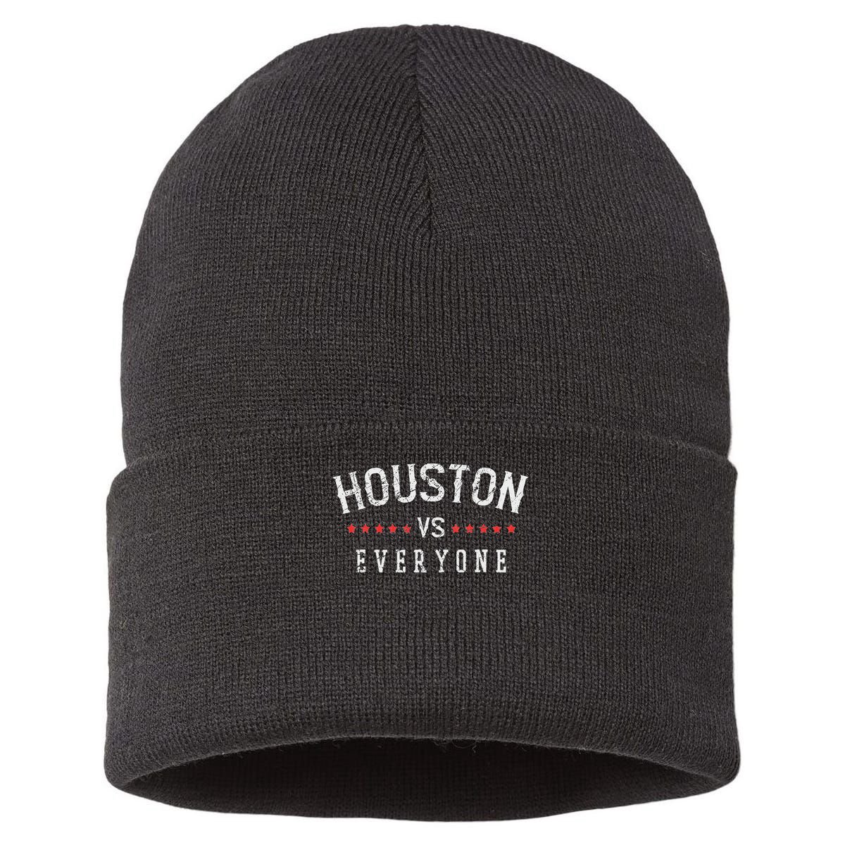 Vintage Houston Vs Everyone All Sport Best Houston Sustainable Knit Beanie