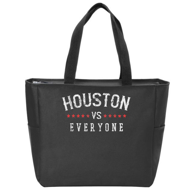 Vintage Houston Vs Everyone All Sport Best Houston Zip Tote Bag
