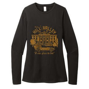 Visit Hill Valley A Nice Place To Live Womens CVC Long Sleeve Shirt