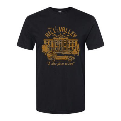 Visit Hill Valley A Nice Place To Live Softstyle CVC T-Shirt