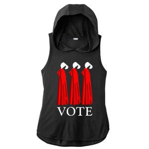 Vote Handmaids Vote 2024 Feminist Funny Ladies PosiCharge Tri-Blend Wicking Draft Hoodie Tank