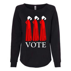 Vote Handmaids Vote 2024 Feminist Funny Womens California Wash Sweatshirt