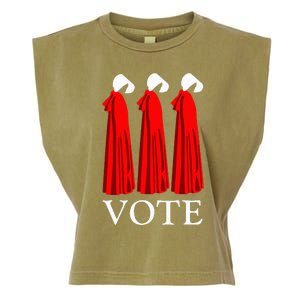 Vote Handmaids Vote 2024 Feminist Funny Garment-Dyed Women's Muscle Tee