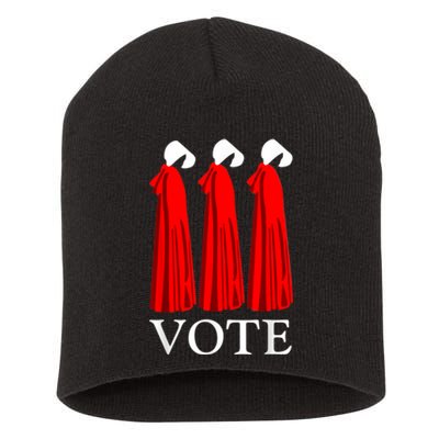 Vote Handmaids Vote 2024 Feminist Short Acrylic Beanie