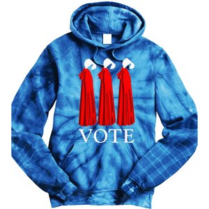 Vote Handmaids Vote 2024 Feminist Tie Dye Hoodie