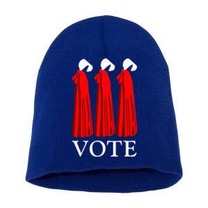 Vote Handmaids Vote 2024 Feminist Short Acrylic Beanie