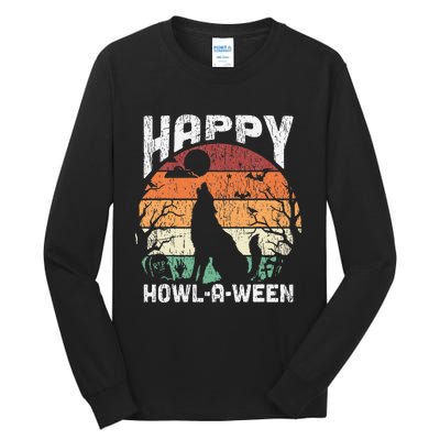 Vintage Halloween Wolf Costume Tall Long Sleeve T-Shirt