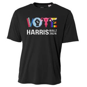 Vote Harris Waltz 2024 Lgbt Rights Cooling Performance Crew T-Shirt