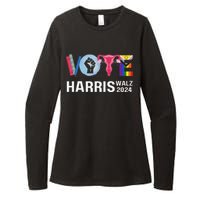 Vote Harris Waltz 2024 Lgbt Rights Womens CVC Long Sleeve Shirt