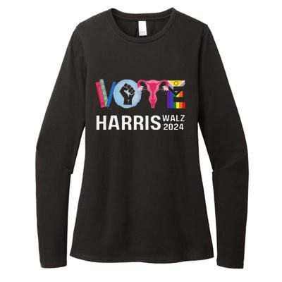 Vote Harris Waltz 2024 Lgbt Rights Womens CVC Long Sleeve Shirt