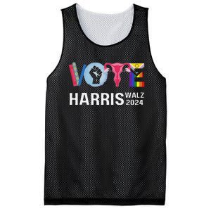 Vote Harris Waltz 2024 Lgbt Rights Mesh Reversible Basketball Jersey Tank