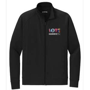 Vote Harris Waltz 2024 Lgbt Rights Stretch Full-Zip Cadet Jacket