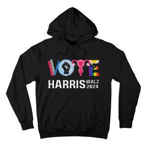 Vote Harris Waltz 2024 Lgbt Rights Tall Hoodie