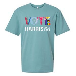 Vote Harris Waltz 2024 Lgbt Rights Sueded Cloud Jersey T-Shirt