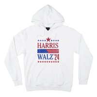 Vintage Harris Walz 2024 American Flag 2024 Harris Election Premium Hoodie