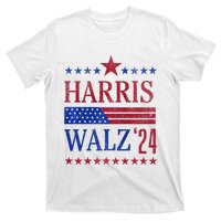 Vintage Harris Walz 2024 American Flag 2024 Harris Election Premium T-Shirt