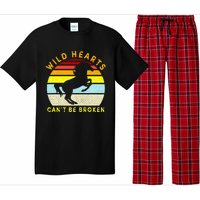 Vintage Horse Wild Hearts Can't Be Broken Pajama Set