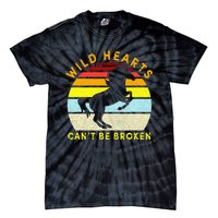 Vintage Horse Wild Hearts Can't Be Broken Tie-Dye T-Shirt