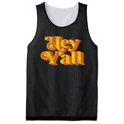 Vintage Hey YAll Funny Country Southern Slang Mesh Reversible Basketball Jersey Tank