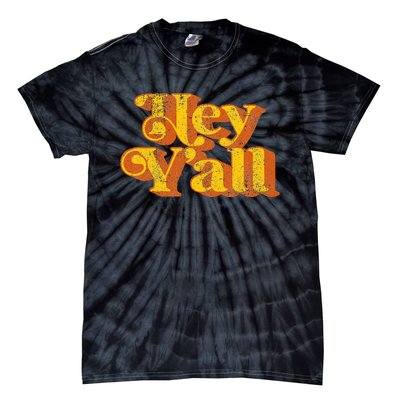 Vintage Hey YAll Funny Country Southern Slang Tie-Dye T-Shirt