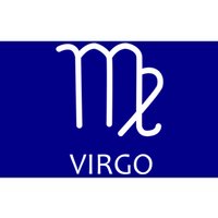 Virgo Horoscope Zodiac Sign Astrology Gray And Black Gift Bumper Sticker