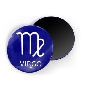 Virgo Horoscope Zodiac Sign Astrology Gray And Black Gift Magnet