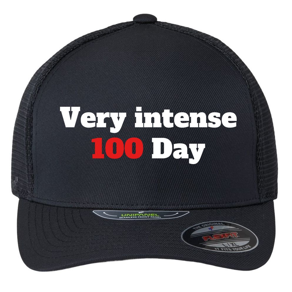 Very Intense 100 Days Flexfit Unipanel Trucker Cap