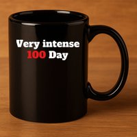Very Intense 100 Days 11oz C Handle Ceramic Mug