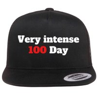 Very Intense 100 Days Flat Bill Trucker Hat