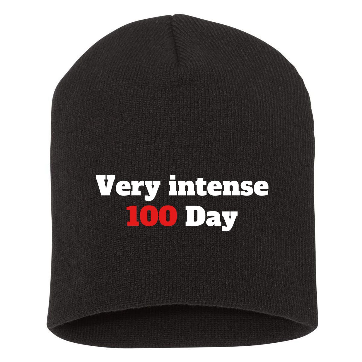 Very Intense 100 Days Short Acrylic Beanie