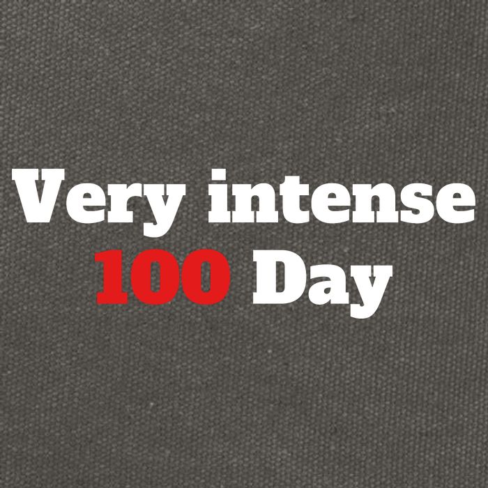 Very Intense 100 Days Cotton Canvas Backpack